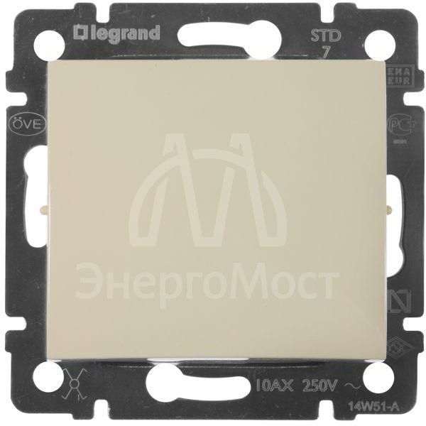 Механизм переключателя промежуточного 1-кл. СП Valena 10А IP31 250В сл. кость Leg 774307