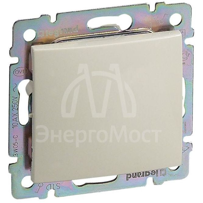 Механизм переключателя промежуточного 1-кл. СП Valena 10А IP31 250В сл. кость Leg 774307