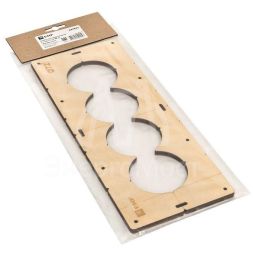 Шаблон для подрозетников c 4 отв. d72мм Expert EKF sh-d72-4