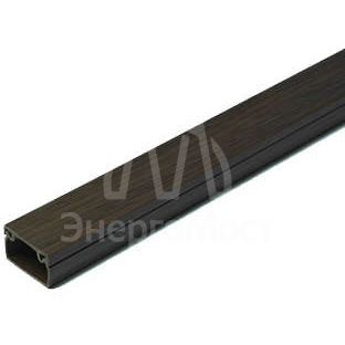 Кабель-канал 15х10 L2000 пластик с двойным замком венге УралПак КК-4815010-200