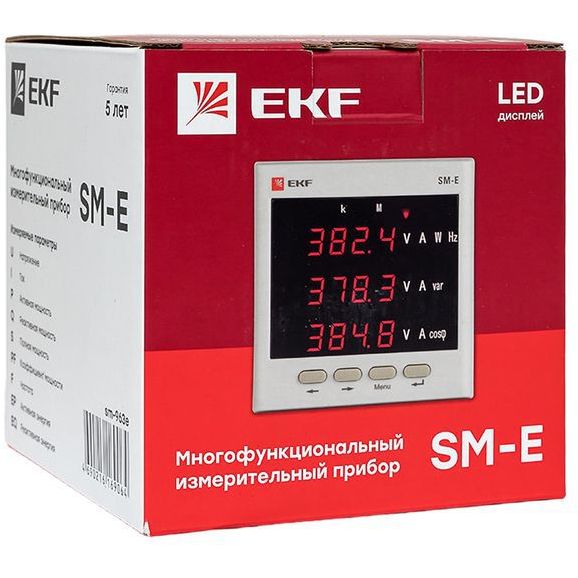 Прибор измерительный многофункциональный SME LED дисплей PROxima EKF sm-963e