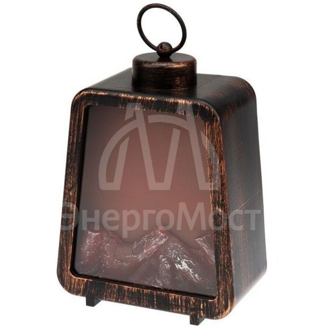 Камин светодиодный &amp;quot;Лофт&amp;quot; с эффектом живого огня 17х10х24.5см 3хС (не в комплекте) Neon-Night 511-034