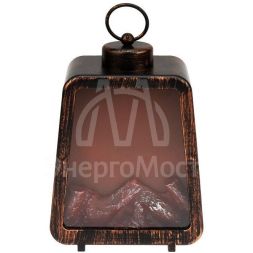 Камин светодиодный &amp;quot;Лофт&amp;quot; с эффектом живого огня 17х10х24.5см 3хС (не в комплекте) Neon-Night 511-034