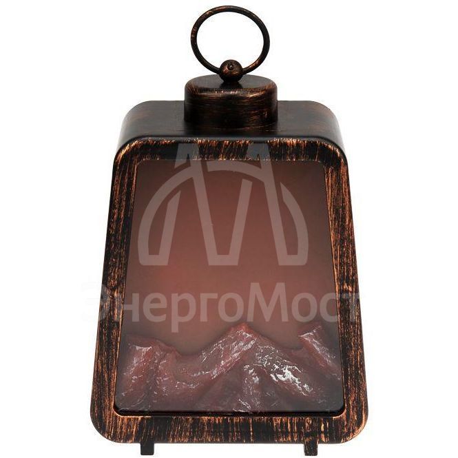 Камин светодиодный &amp;quot;Лофт&amp;quot; с эффектом живого огня 17х10х24.5см 3хС (не в комплекте) Neon-Night 511-034