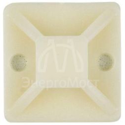 Площадка самоклеящаяся 20х20мм бел. (уп.100шт) EKF plc-20x20