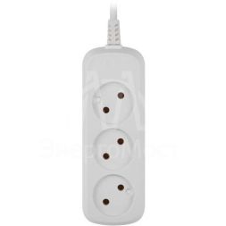 Удлинитель электрический UDL-10-315 Greenline 3 розетки без заземления 1.5м ПВС 2х0.75кв.мм Эра Б0065048