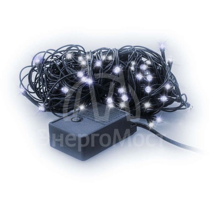 Гирлянда ILD120C-GW 120LED 12м 8 реж. бел. SHlights 4690601041883