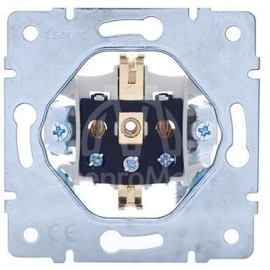 Розетка 1-м СП Vesna с заземл. защ. шторки ПБТ механизм крем. LEZARD 742-0388-124B