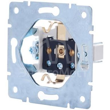 Розетка 1-м СП Vesna с заземл. защ. шторки ПБТ механизм крем. LEZARD 742-0388-124B