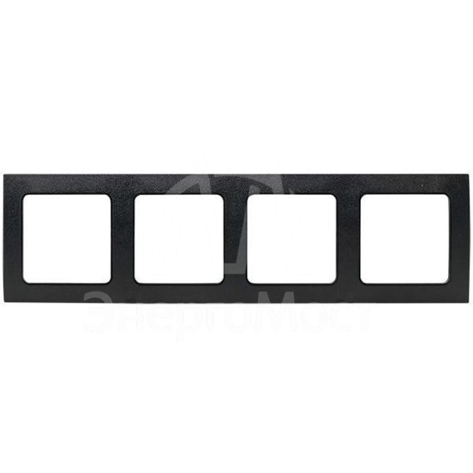 Рамка 4-м Стокгольм черн. PROxima EKF EAM-G-303-30