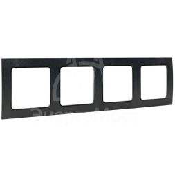 Рамка 4-м Стокгольм черн. PROxima EKF EAM-G-303-30