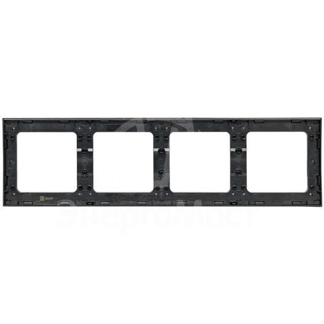 Рамка 4-м Стокгольм черн. PROxima EKF EAM-G-303-30