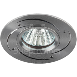 Светильник литой MR16.12В/220В 50Вт алюм. серебро KL43 SL /1 ЭРА Б0049562