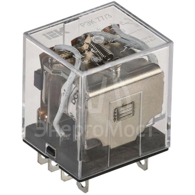 Реле РЭК 77-3 10А 12В DC IEK RRP10-3-10-012D