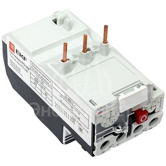 Реле тепл. РТЭ 1306 1-1.6А EKF rel-1306-1-1.6