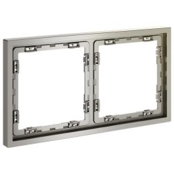 Рамка 2-м S70 пластик. шелк Voltum VLS100204