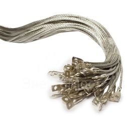 Проводник заземляющий П-750 S=6мм два наконечника ЗЭТАРУС zeta11230