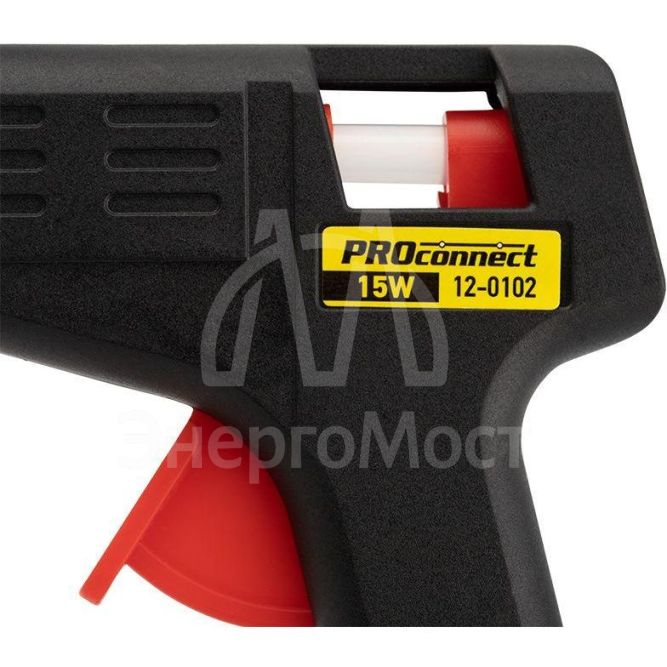 Пистолет клеевой 15Вт малый (блист.) PROCONNECT 12-0102