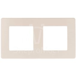 Рамка 2-м 12-5102-02 сатин сл. кость Эра Б0052510