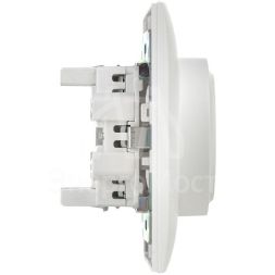 Розетка 2-м SKANDY 16А с заземл. без защ. шторок в сборе SK-R08W арктич. бел. IEK SK-R21-16-K01-F