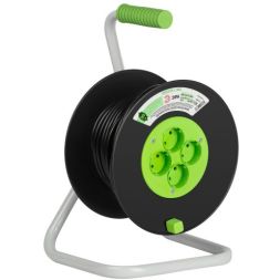 Удлинитель на пластик. катушке 4х30м без заземл. KAT-2x1.5-30m Greenline ПВС 2х1.5 Эра Б0065083