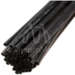 Трубка термоусадочная 2.5/1.25 1м черн. Rexant 20-2506