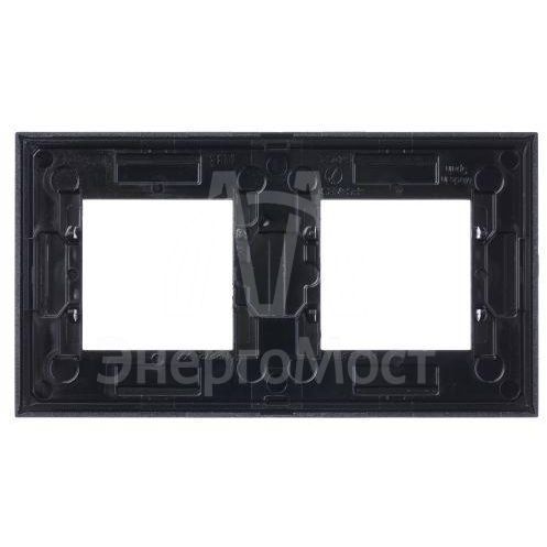 Рамка 2-м 4мод. Zenit серебристый ABB 2CLA227200N1301