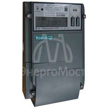 Счетчик &amp;quot;Меркурий&amp;quot; 234 ART-03 PR 3ф 5-10А 0.5s/1.0 класс точн. многотариф. оптопорт RS485 ЖКИ Моск. вр. Инкотекс М0000052161