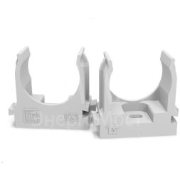 Держатель для монтажного пистолета (клипса) d25мм в п/э сер. Промрукав PR13.0121