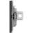 Розетка компьютерная 1-м KANT RJ45 кат.5E без шторки черн. уголь DKC 7012663