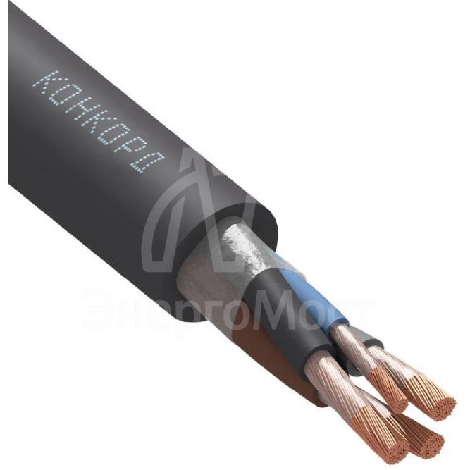 Кабель КГ-ХЛ 3х10+1х6 (N) 220/380-2 (м) Конкорд 79