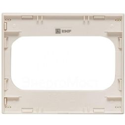 Рамка для розетки 2-м Стокгольм бел. PROxima EKF EYM-G-304-10