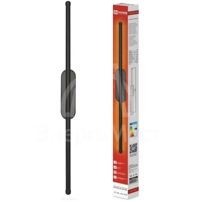 Светильник светодиодный ESTETIKA LUV-60C-30BL 10Вт 230В 3000К 700лм 600х50х25 черн. IN HOME 4690612054803