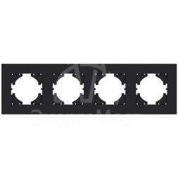 Рамка 4-местн. City графит GUSI С1114-010