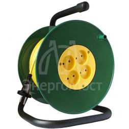 Удлинитель на катушке 4х50м без заземл. IP20 3.5кВт Союз 481S-3305