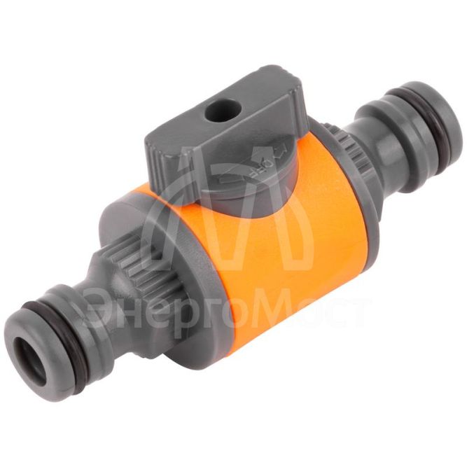 Переходник двухкомпонентный с запорным клапаном FIT 77756