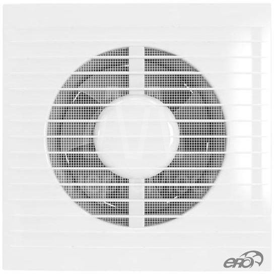 Вентилятор вытяжной осевой с антимоск. сеткой обратным клапаном 150мм бел. ERA E 150 S C