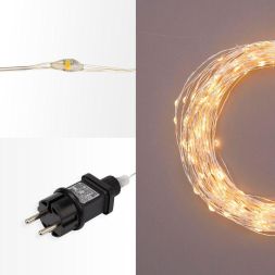 Гирлянда "Роса" 100м 1000LED тепл. бел. с трансформатором Neon-Night 303-236