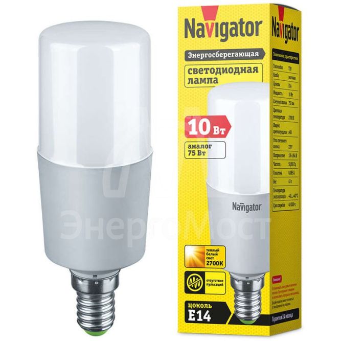 Лампа светодиодная 61 468 NLL-T39-10-230-2.7K-E14 Navigator 61468
