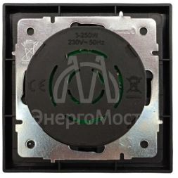 Диммер для LED ламп 250Вт СП ZIMA IP20 черн. бархат LEZARD 704-4288-163