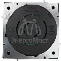 Диммер для LED ламп 250Вт СП ZIMA IP20 черн. бархат LEZARD 704-4288-163