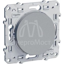 Механизм выключателя 1-кл. СП Odace 10А IP21 (сх. 1) алюм. SchE S53R201