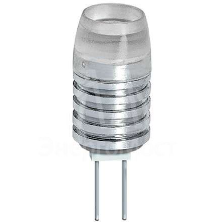 Лампа светодиодная PLED-G4 1.5Вт капсульная 5500К холод. бел. G4 90лм 12В JazzWay 1007070