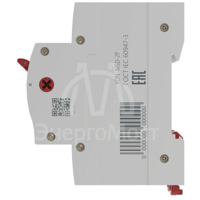 Выключатель нагрузки модульный 2п 63А MSD YON MSD-2P63