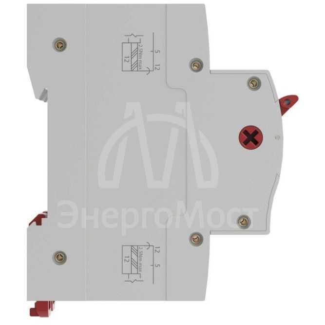 Выключатель нагрузки модульный 2п 63А MSD YON MSD-2P63