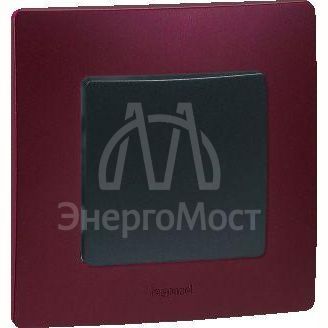 Механизм выключателя 1-кл. СП Etika 10А IP20 250В 10AX авт. зажимы антрацит Leg 672601