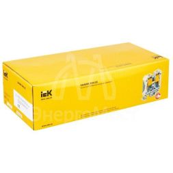 Зажим наборный ЗНИ-35кв.мм (JXB125А) сер. IEK YZN10-035-K03