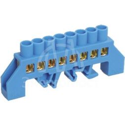 Шина нулевая в комб. DIN-изол. &amp;quot;Стойка&amp;quot; ШНИ-8х12-8-КС-С IEK YNN10-812-8DP-K07