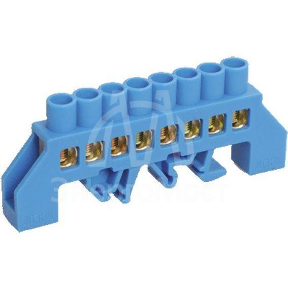 Шина нулевая в комб. DIN-изол. &amp;quot;Стойка&amp;quot; ШНИ-8х12-8-КС-С IEK YNN10-812-8DP-K07