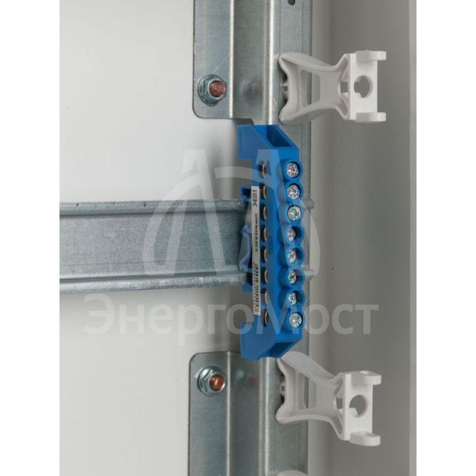 Шина нулевая в комб. DIN-изол. &amp;quot;Стойка&amp;quot; ШНИ-8х12-8-КС-С IEK YNN10-812-8DP-K07